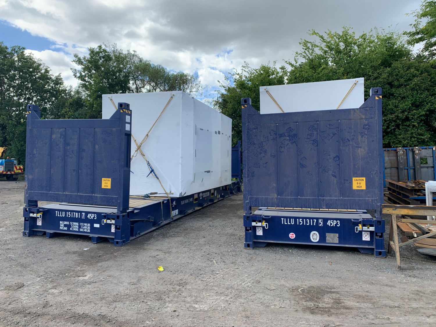 Hoists ready for shipping to our friends across the ditch - Safe Guard Storage, Hamilton, NZ